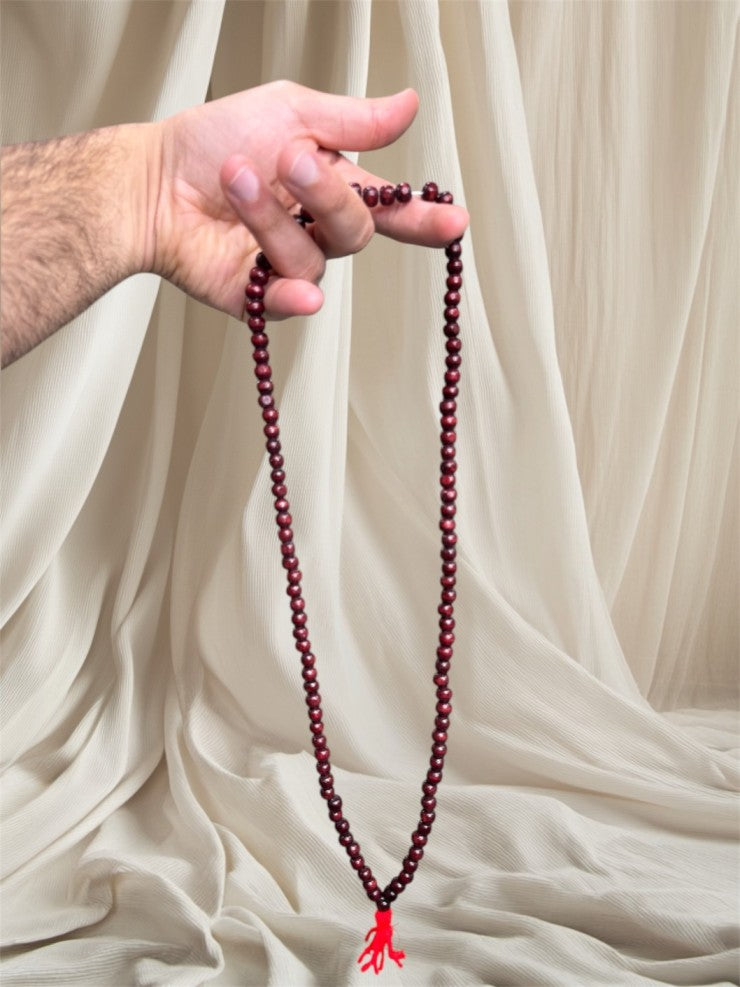 Original Red Wood Mala 108 Beads (Buy 1 Get 1 Free) + Free Gifts
