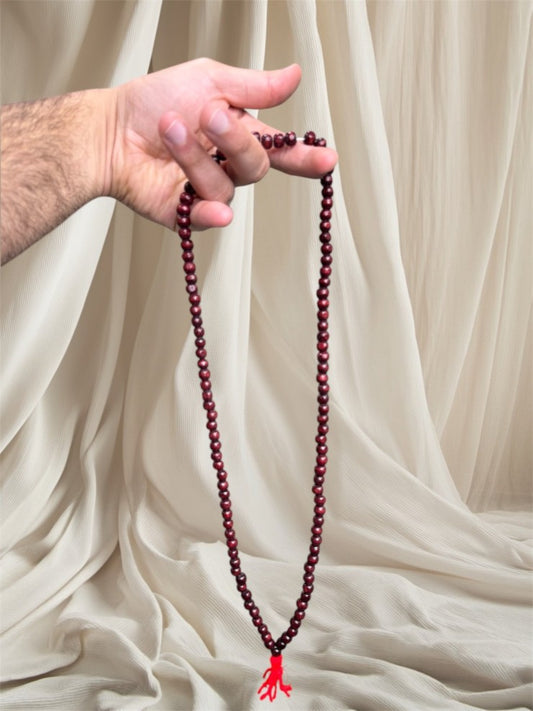 Original Red Wood Mala 108 Beads (Buy 1 Get 1 Free) + Free Gifts