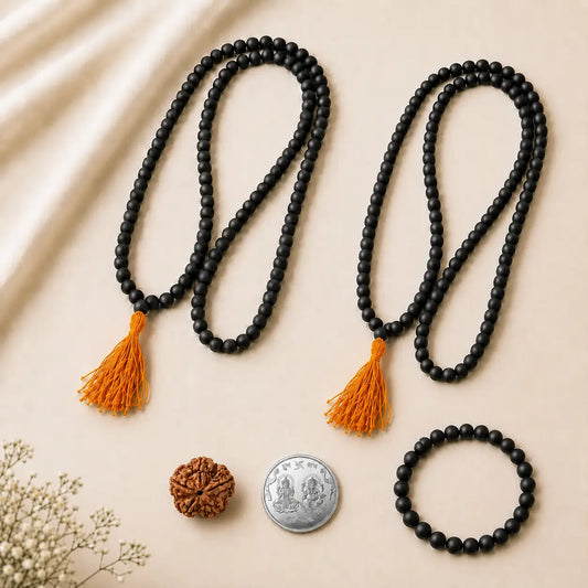 2 Karungali Malas with Govt. Certification (Buy 1 Get 1 Free) + 3 Free Gifts